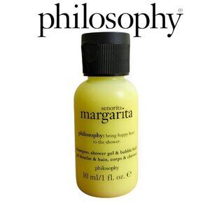 Philosophy Senorita Margarita 3-in-1 Body Wash Shampoo Bubble Bath 1oz NWT